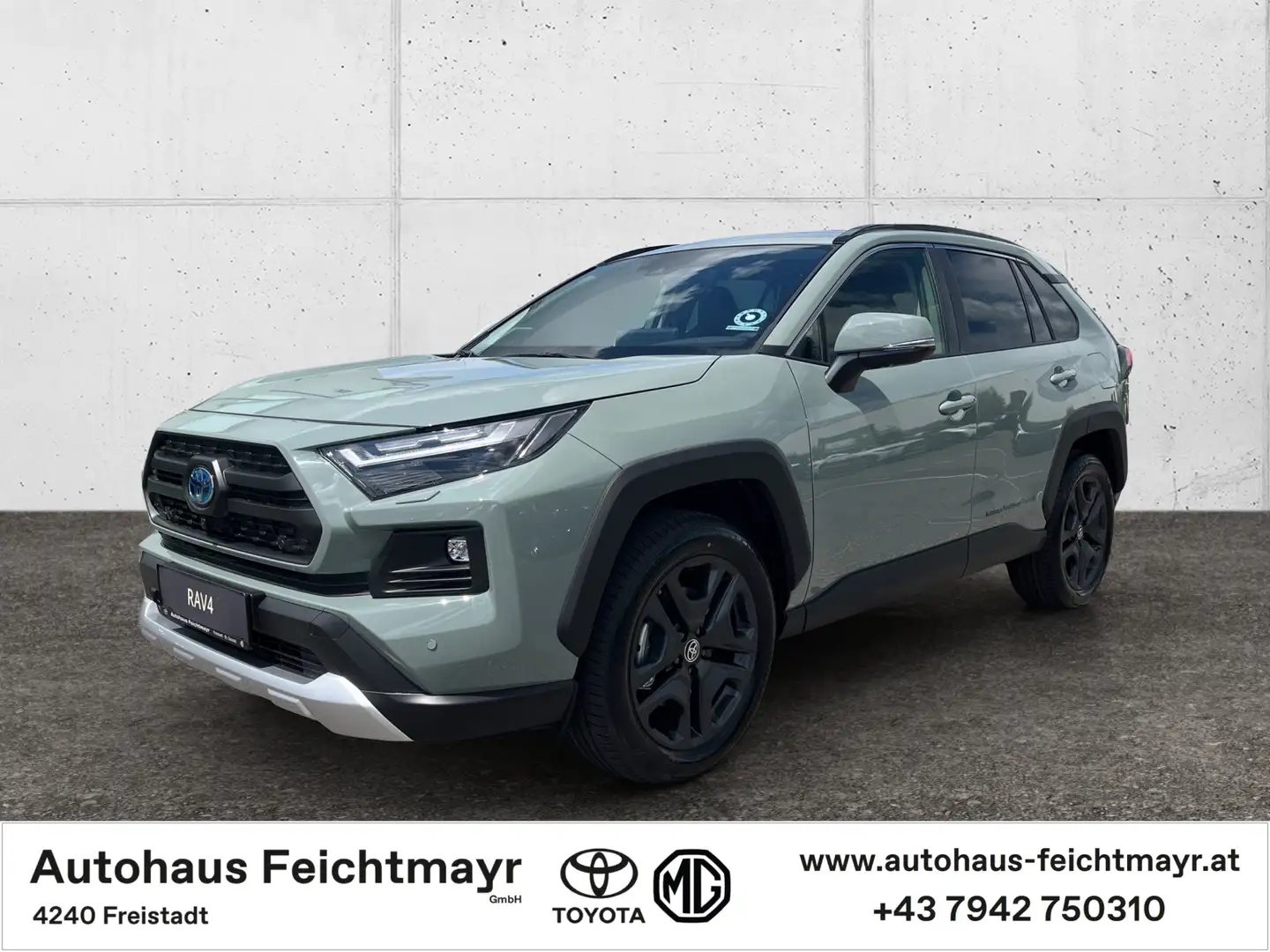 Toyota RAV 4 RAV4 AWD 2,5 Dual-VVT-i Hybrid Adventure 5t. Grün - 1