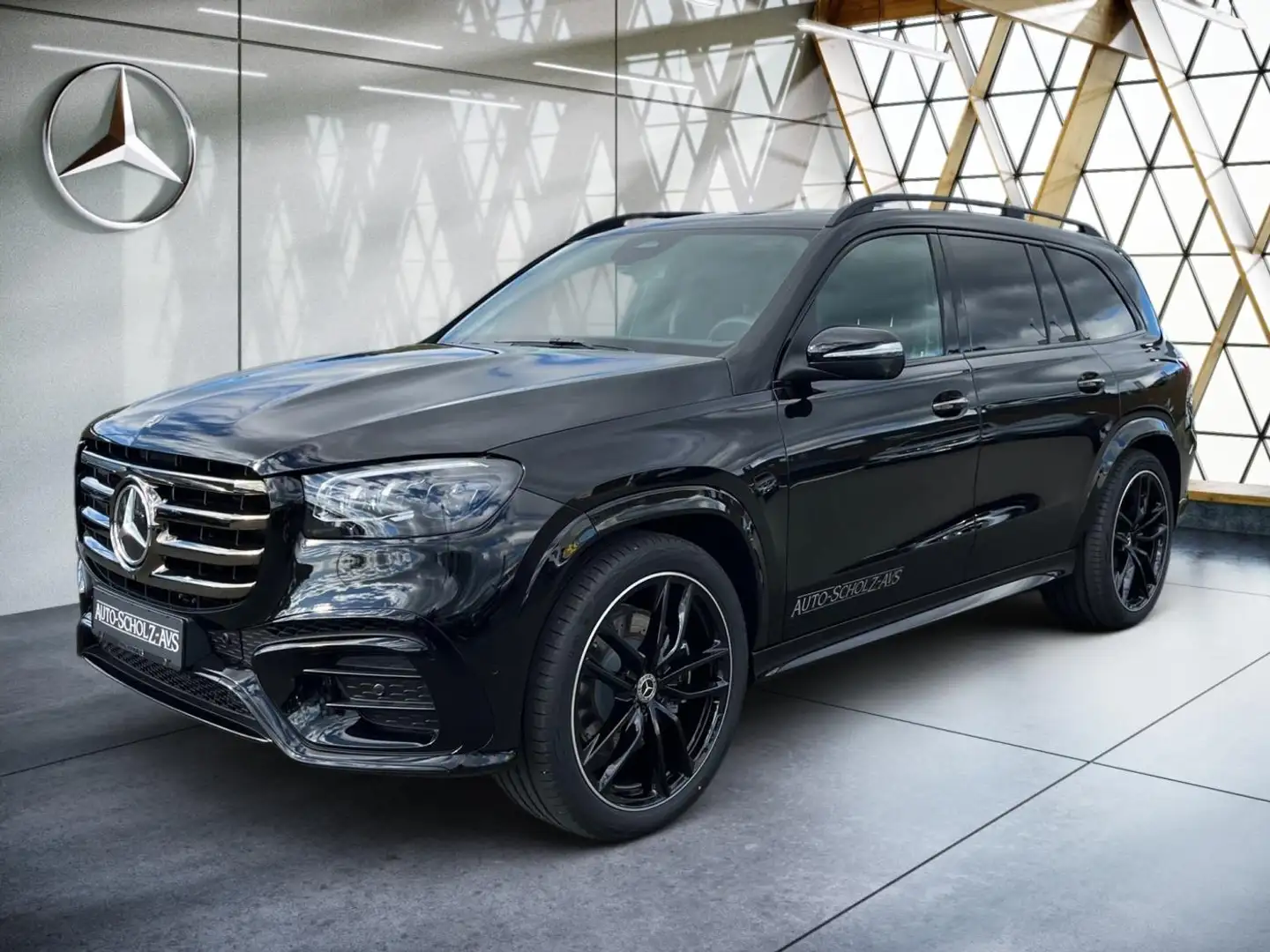 Mercedes-Benz GLS 450 d 4MATIC AMG Night-Edition AMG AHK*Pano*Burm*Memor Schwarz - 2