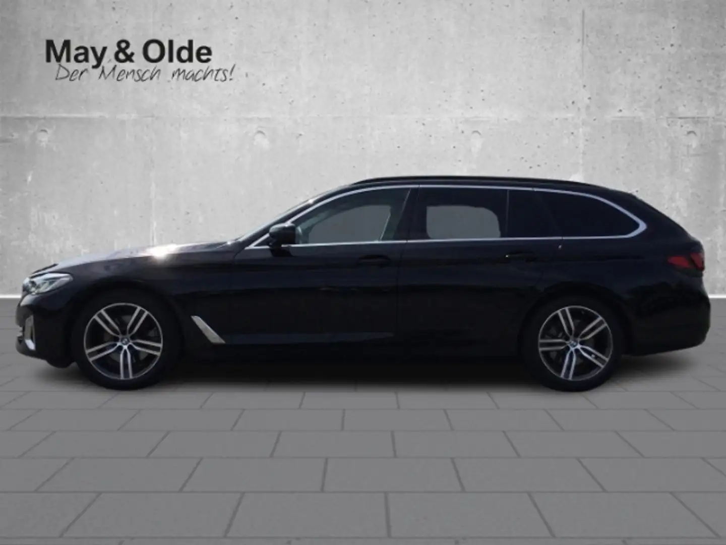 BMW 520 d Laserlicht HUD AHK Pano Navi Leder Digitales Coc Schwarz - 2