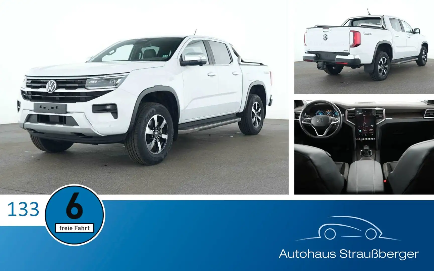 Volkswagen Amarok 3.0 TDI Doppelkabine 4Motion ACC AHK STHZ Alb - 1