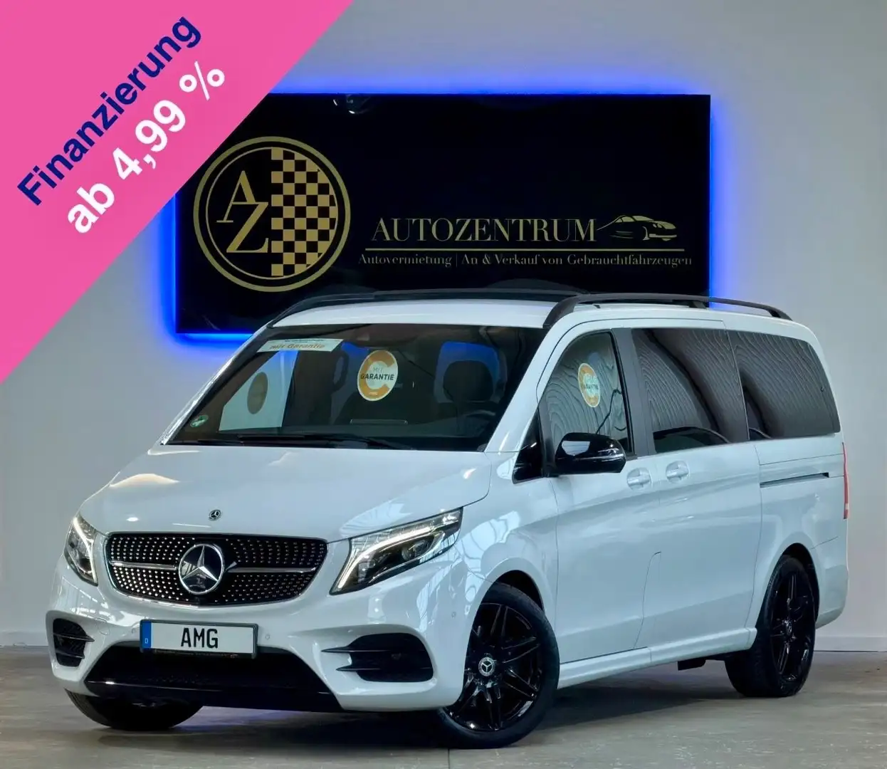 Mercedes-Benz V 220 d EDITION lang AMG-Line*GARANTIE*PANO*NIGHT Blanc - 1