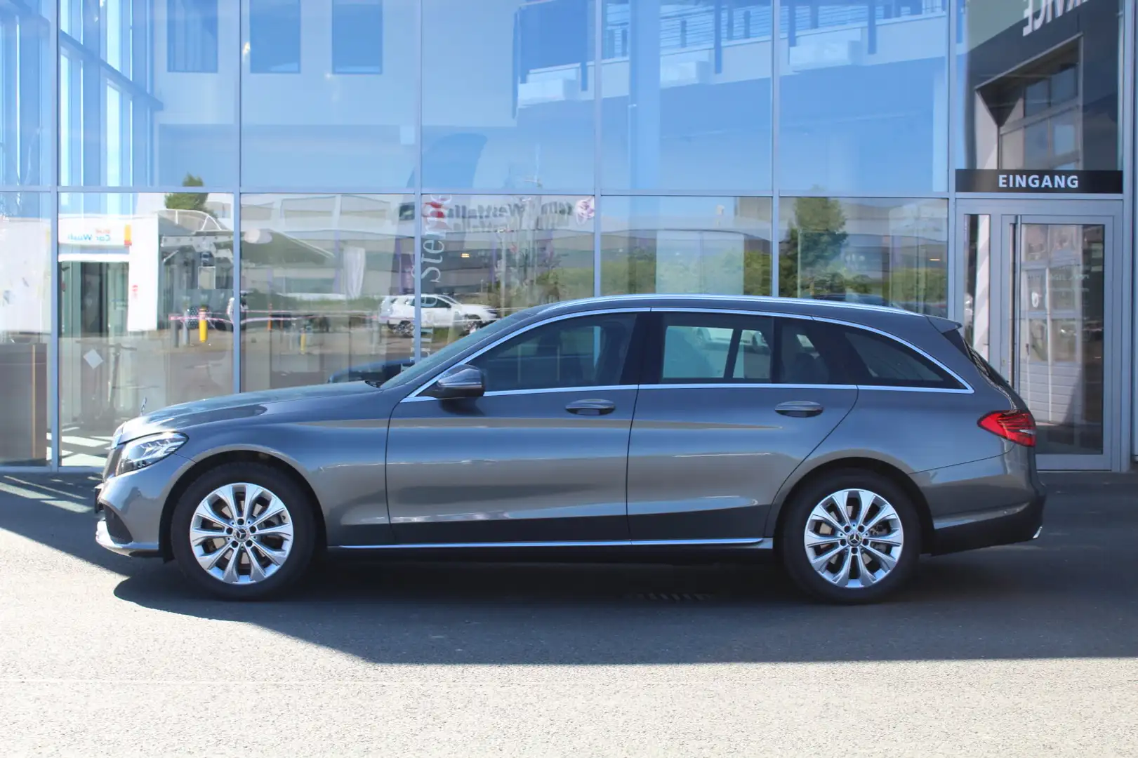 Mercedes-Benz C 180 C 180 T Exclusive AHK+KAMERA+LED+NAVI+TOTWINKEL+ Grigio - 2