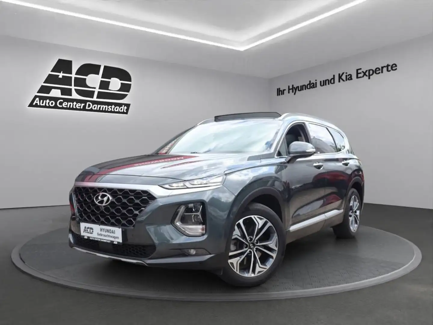Hyundai SANTA FE 2.2D 4WD PREMIUM*VOLLAUSSTTUNG*PANO*LEDER* Grau - 1