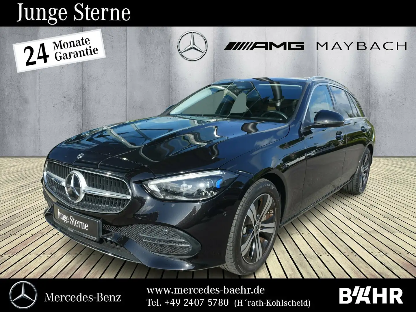 Mercedes-Benz C 220 C 220 d 4M T Avantgarde/Pano/Digital-Light/RFK Schwarz - 1