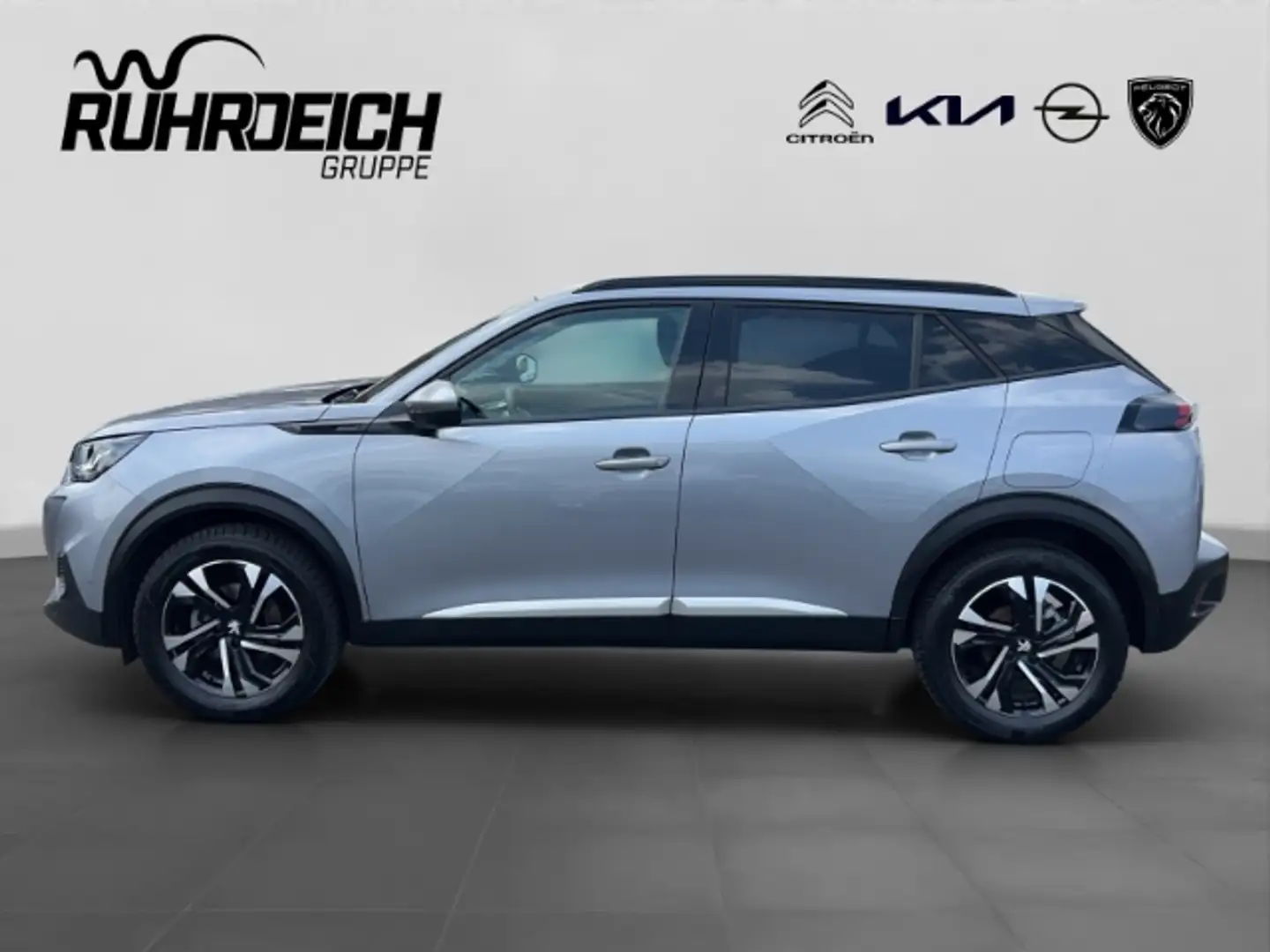 Peugeot 2008 Allure 1.2 PureTech 130 EU6d CAM-NAVI-SHZ Navi Dig Gris - 2