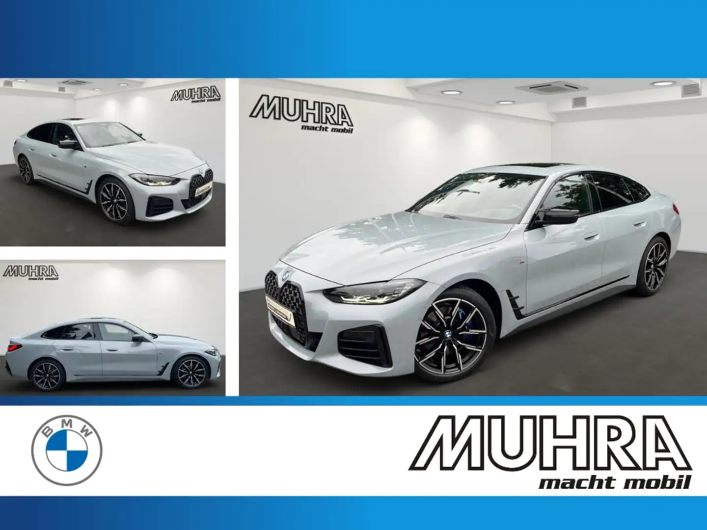 BMW 440 M440i xDrive Gran Coupe 19" DA Prof. Sthzg. HUD Gris - 1