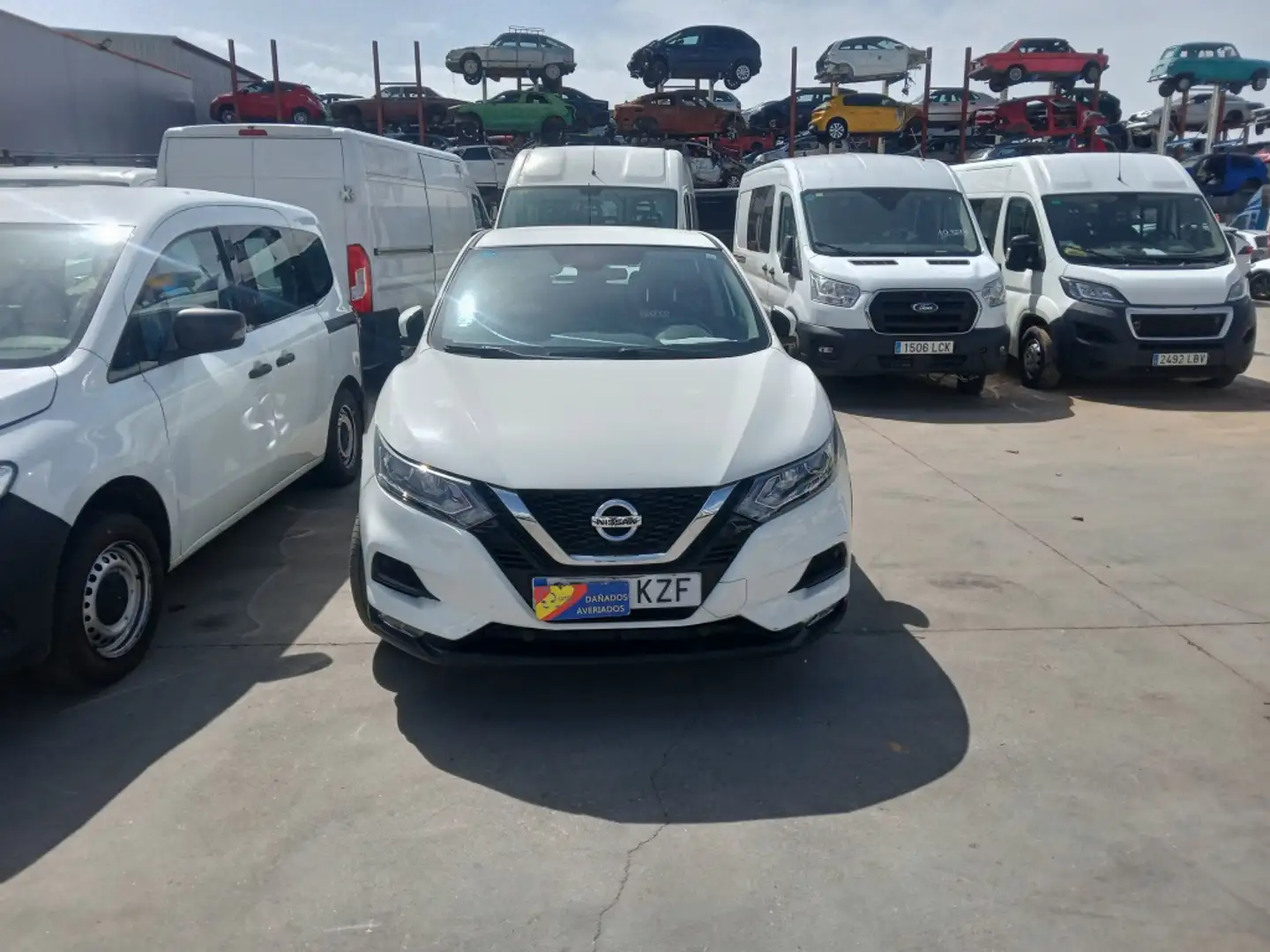 Nissan Qashqai 1.7dCI Acenta 4x4-I Blanc - 1