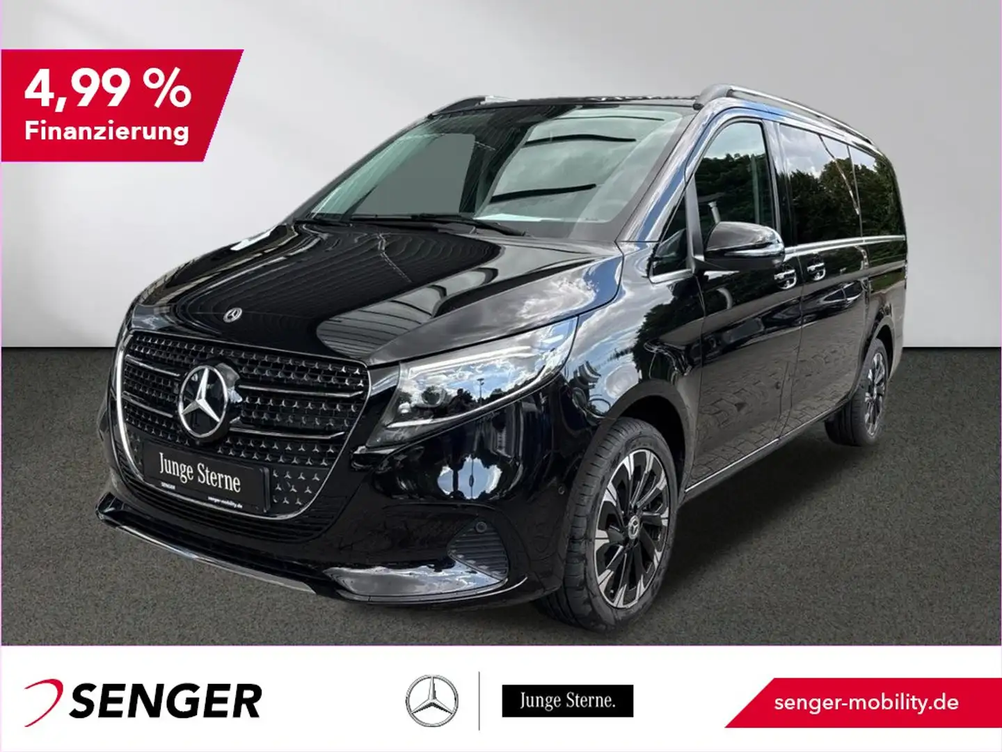 Mercedes-Benz V 250 d Avantgarde 4x4 lang Distr. AHK2,5t 360° Noir - 1