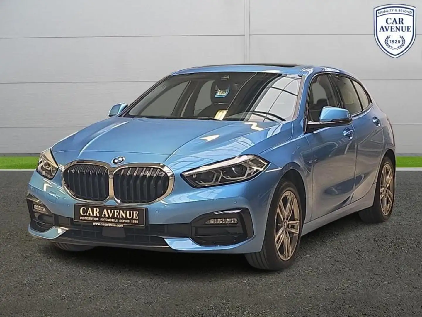 BMW 120 Xdrive Bleu - 1