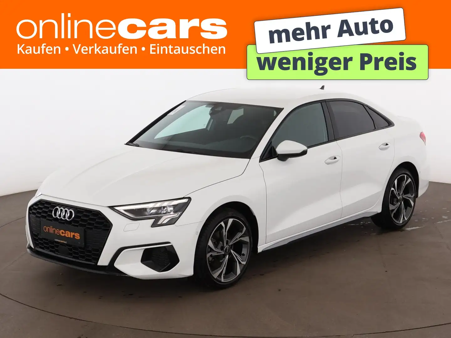 Audi A3 Limousine 35 TFSI advanced Aut LED NAVI SITZHZ Weiß - 1