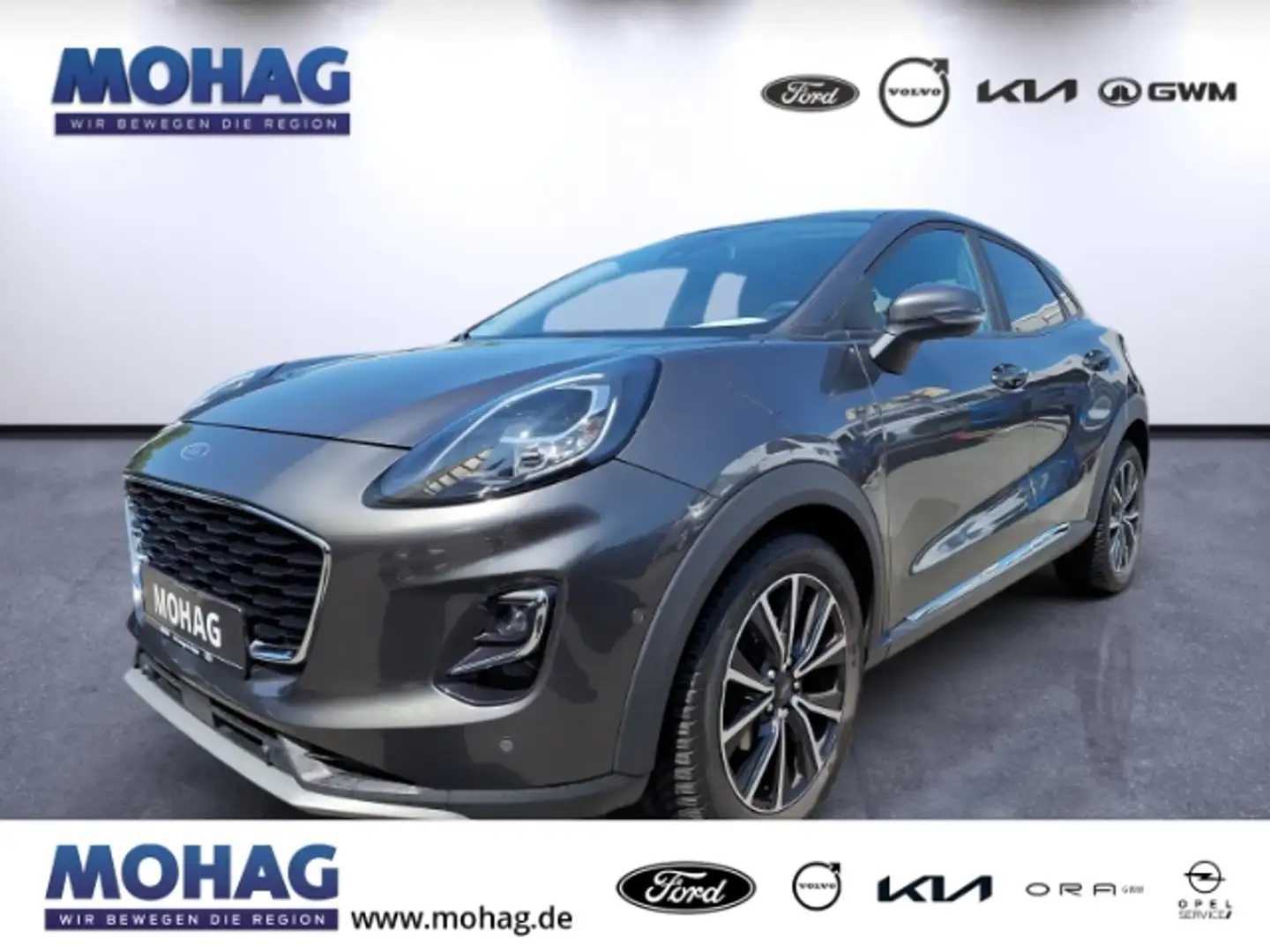 Ford Puma 1.0l EcoBoost Mild Hybrid Titanium -EU6d- Grau - 1