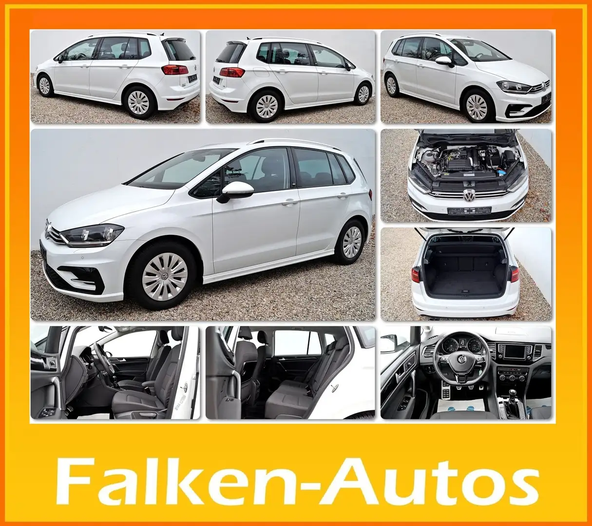 Volkswagen Golf Sportsvan 1.4 TSI -WENIG KM+TOLLE EXTRAS-*AUCH MIT GARANTIE* Weiß - 1