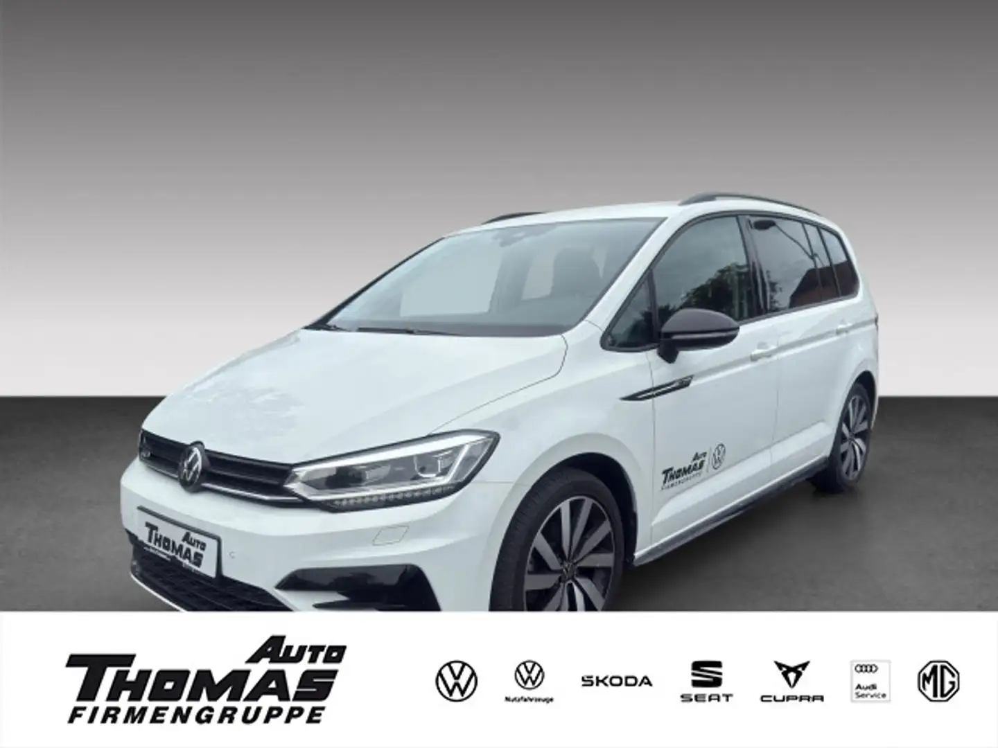 Volkswagen Touran 1.5 TSI DSG Highline 7-Sitzer AHK Weiß - 1