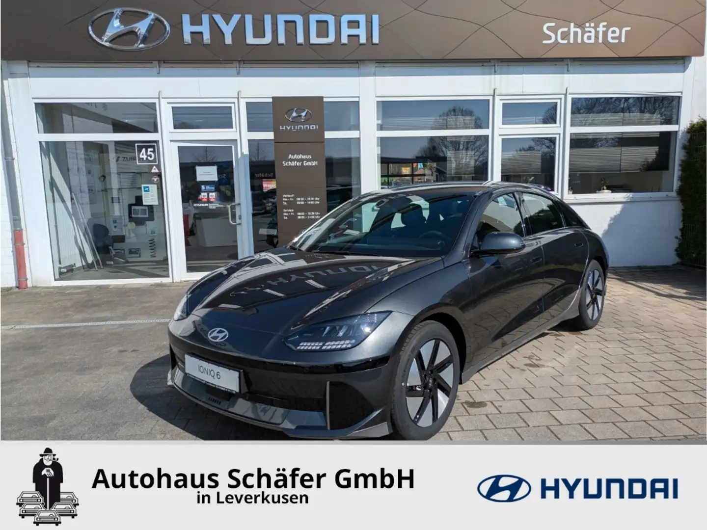 Hyundai IONIQ 6 Heck 53kWh Batt. DYNAMIQ Navi Digitales Cockpit LE Gris - 1