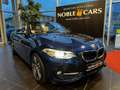 BMW 218 d Cabrio Sport Line LED XENON NAVI ALU Blauw - thumbnail 1