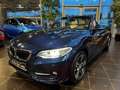 BMW 218 d Cabrio Sport Line LED XENON NAVI ALU Blauw - thumbnail 3