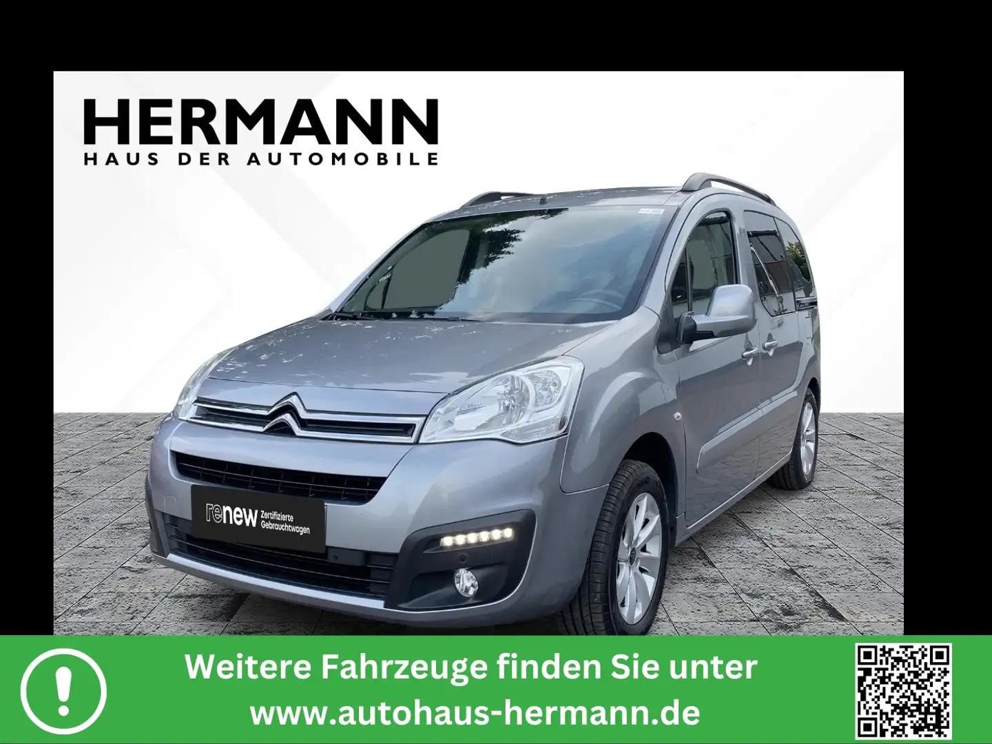 Citroen Berlingo Kombi 1.2 PureTech 110 Shine LED*PDC Grijs - 1