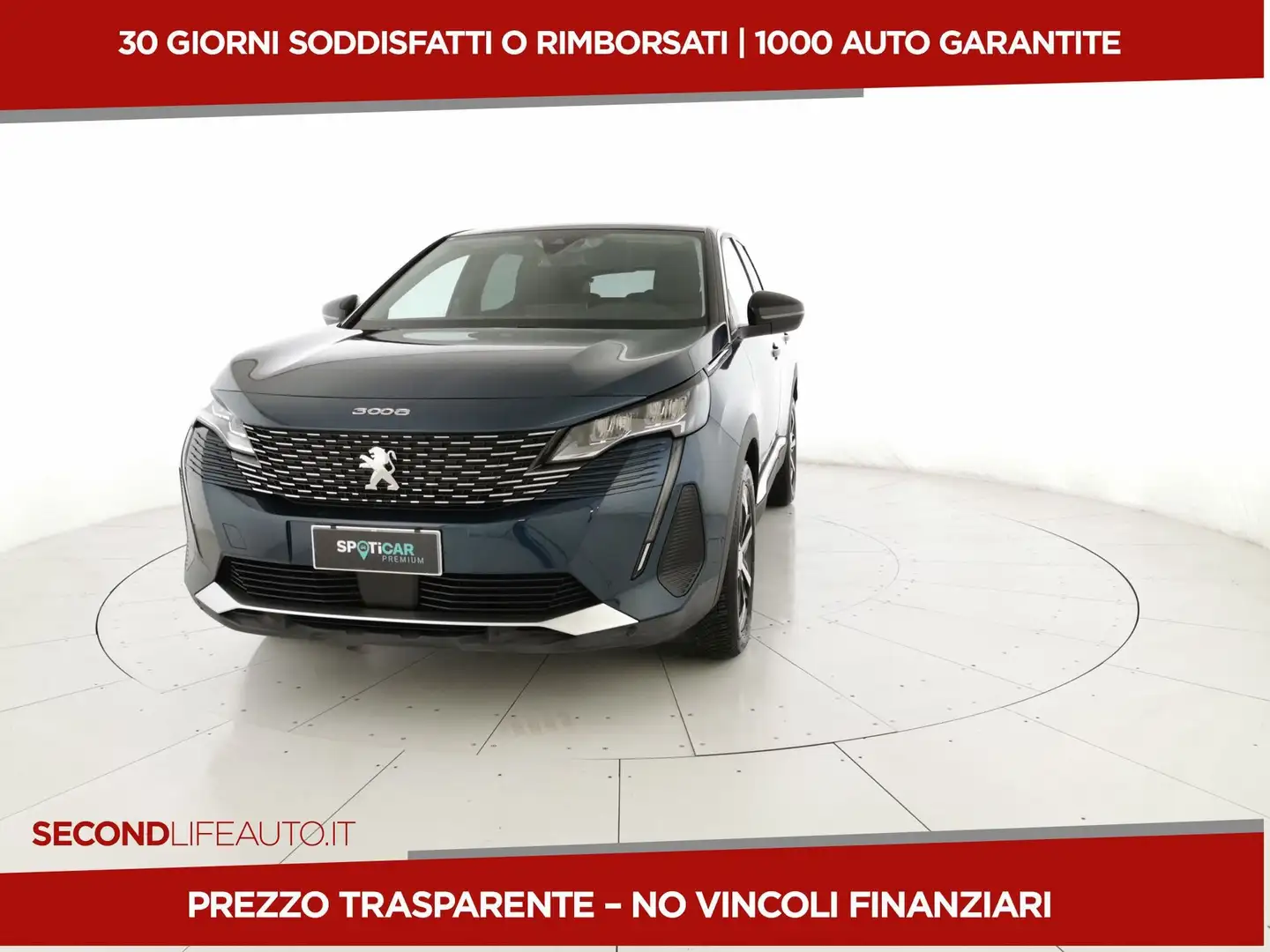 Peugeot 3008 1.2 puretech t Allure Pack s&s 130cv Blu/Azzurro - 1