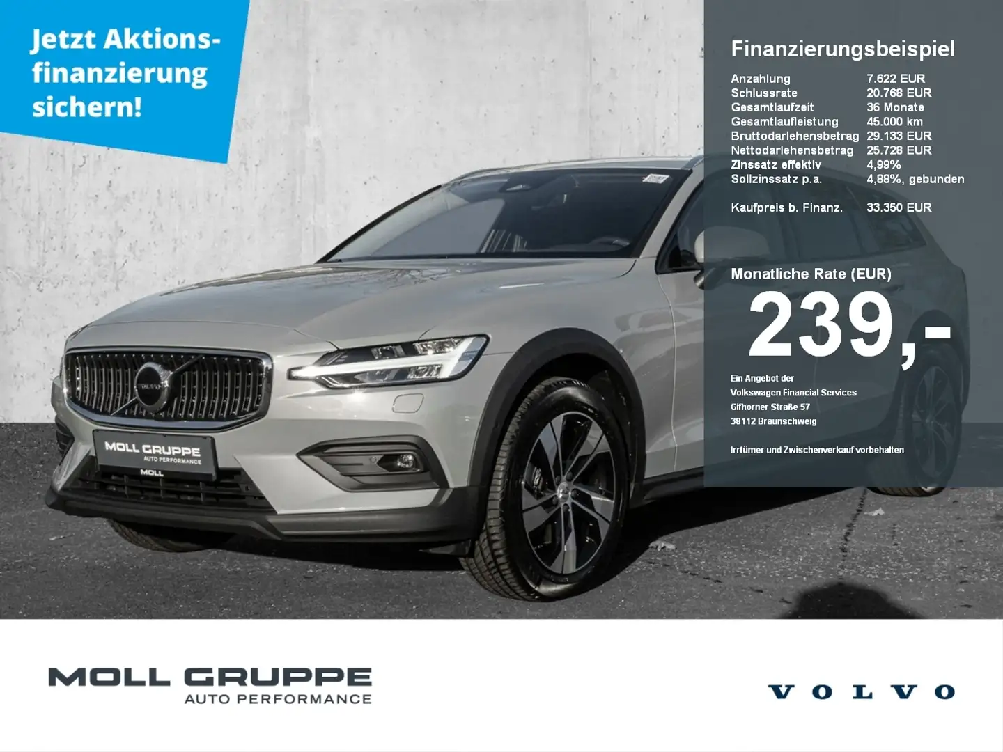 Volvo V60 Cross Country B4 AWD Plus Gris - 1