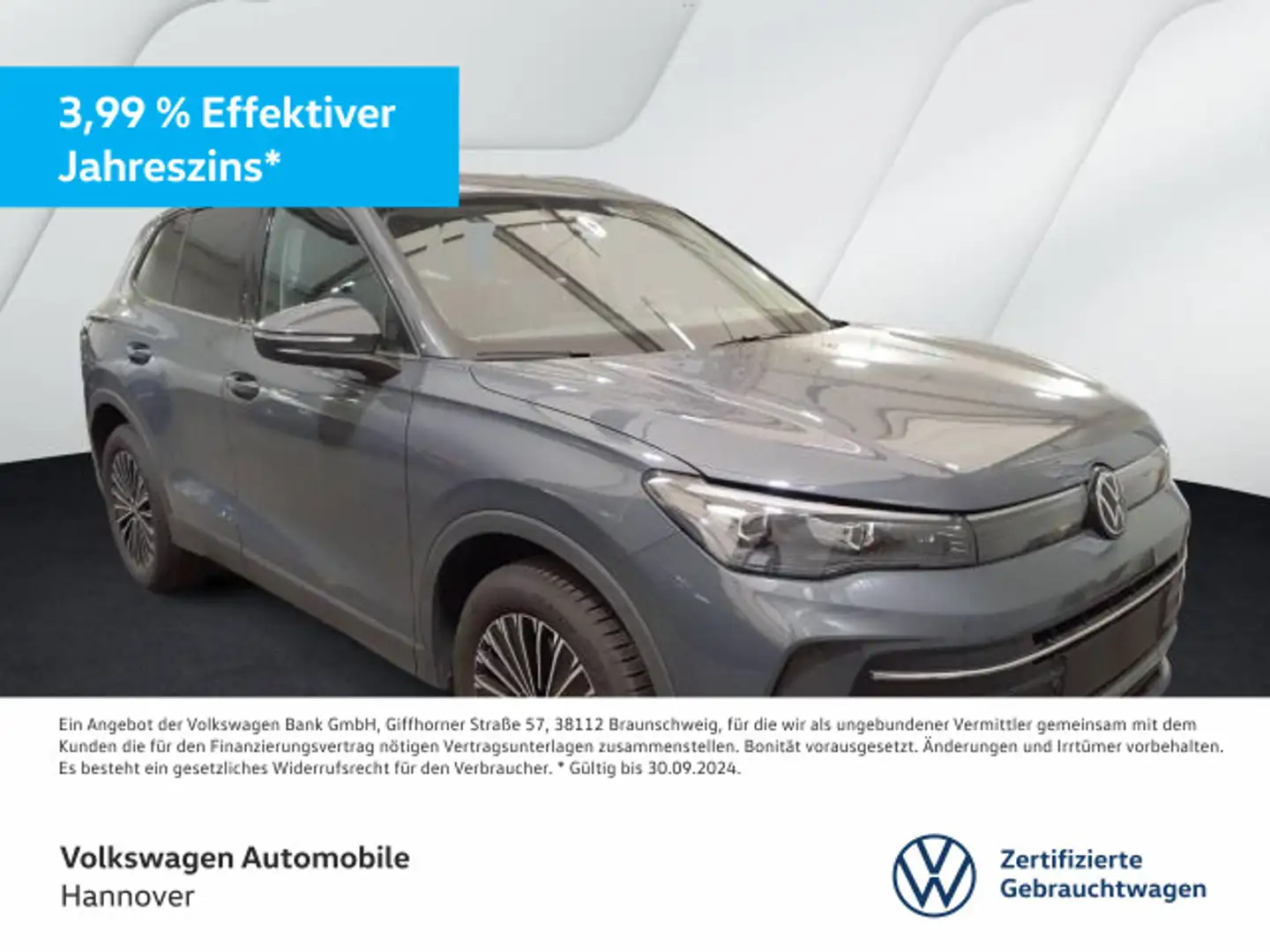 Volkswagen Tiguan 2.0 TDI DSG Life Navi AHK LED ACC DigCock Grau - 1