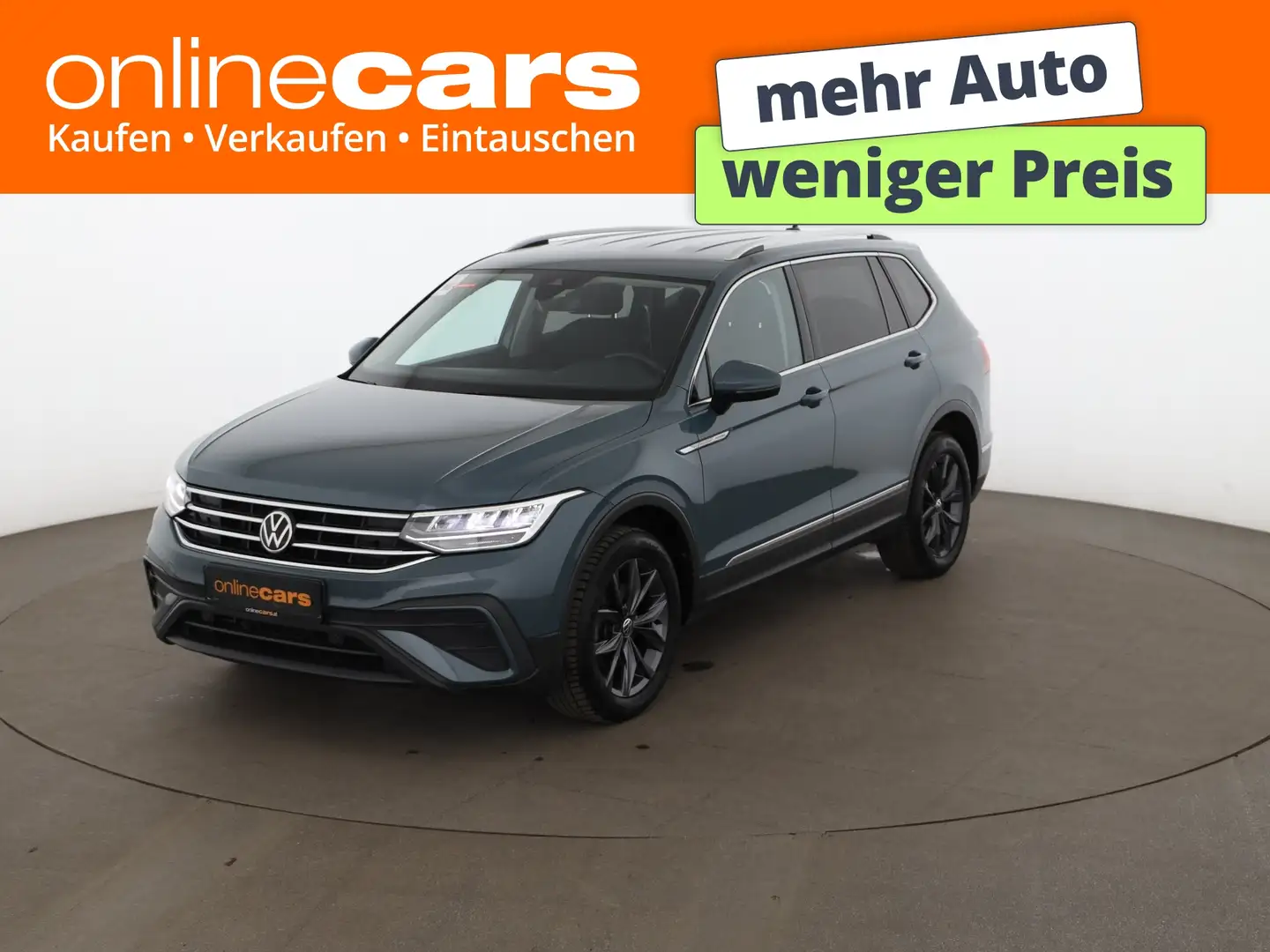 Volkswagen Tiguan Allspace 2.0 TDI Life Aut LED AHK RADAR Blau - 1