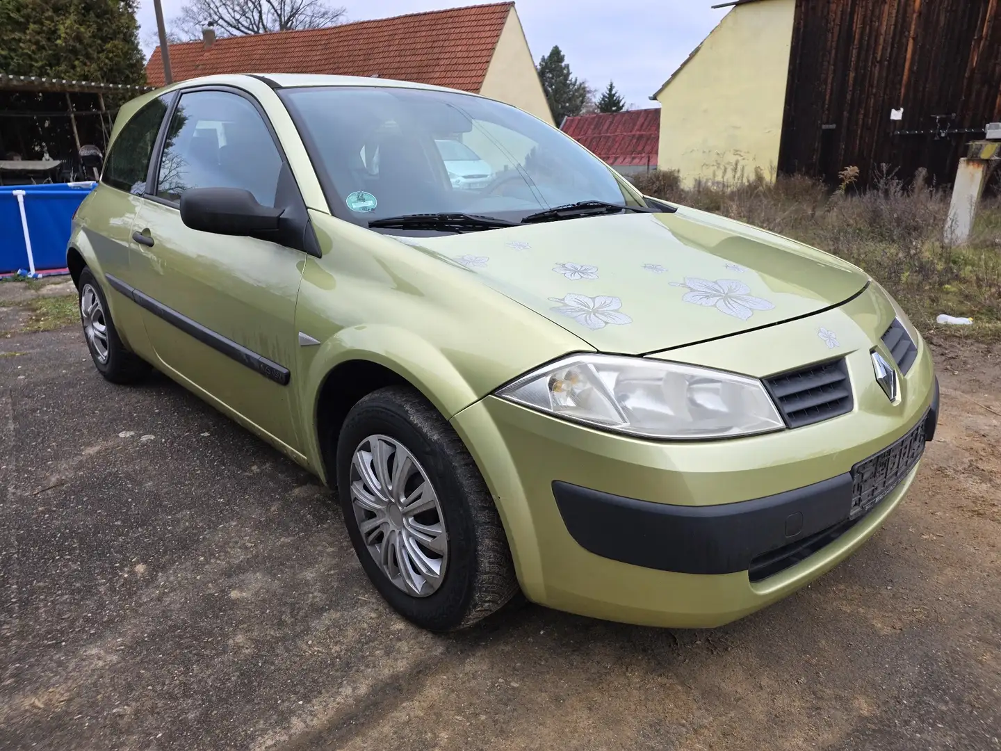 Renault Megane 1,6 L Benzin 05/2005 83kw/113 PS voll fahrbereit Green - 1