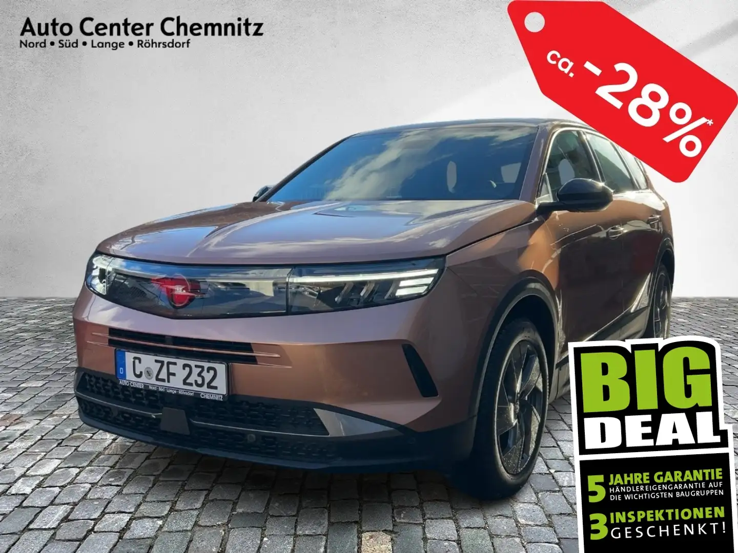 Opel Grandland AT6 Edition AHK/LED/Navi/KAM Braun - 1