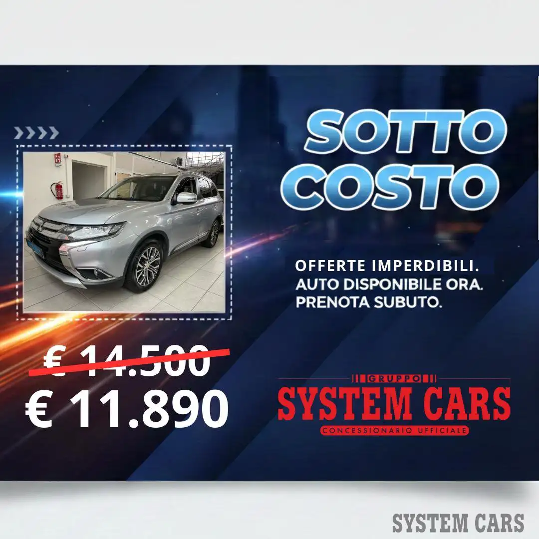 Mitsubishi Outlander Outlander 2.2 DI-D 4WD Instyle Plus SDA 7 posti - - 1