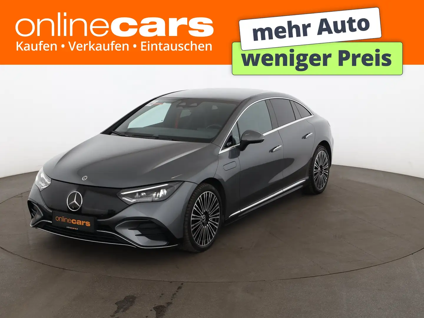 Mercedes-Benz EQE 350 + AMG-Line 90kWh Aut LED 360-CAM RADAR Grau - 1