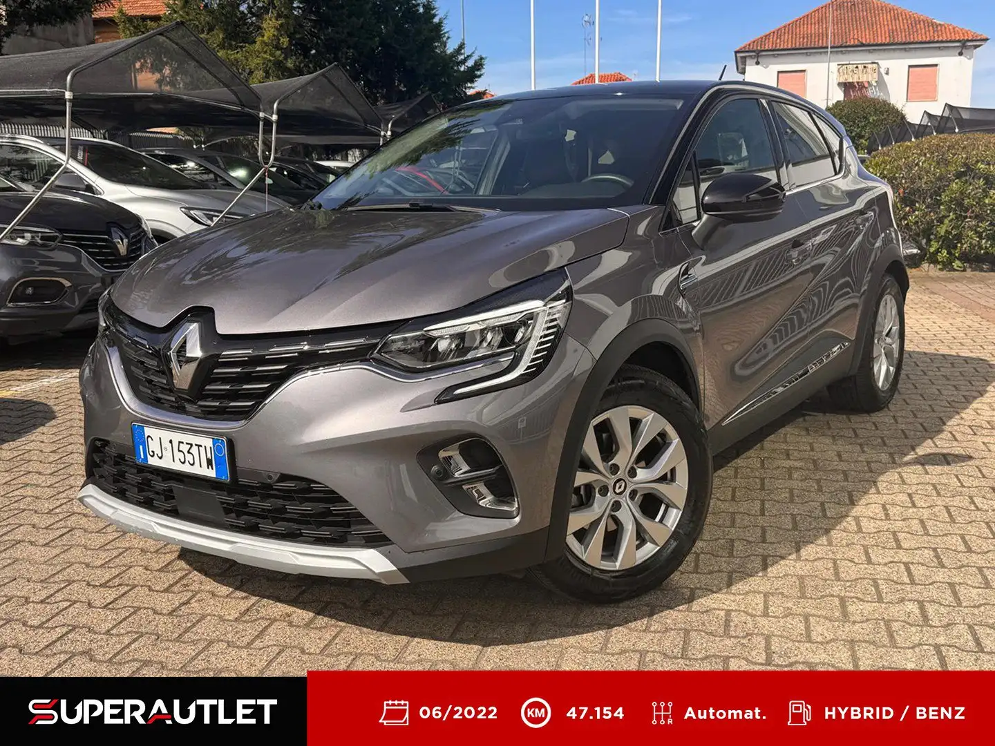 Renault Captur 1.6 E-Tech hybrid Intens 145cv auto 1.6 E-TECH Hy Grau - 1
