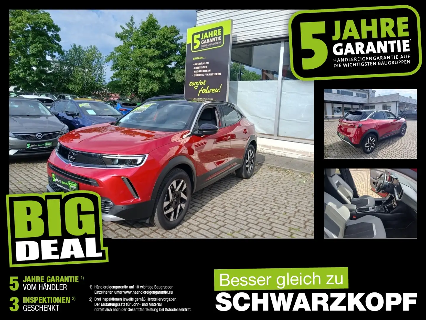 Opel Mokka 1.2T Fin. ab 2,99%Sizheizung,Rückfahrkamera Roşu - 1