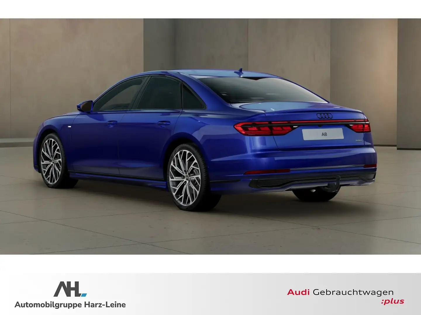 Audi A8 50 TDI quattro S-line, Standheizung, Pano Blau - 2