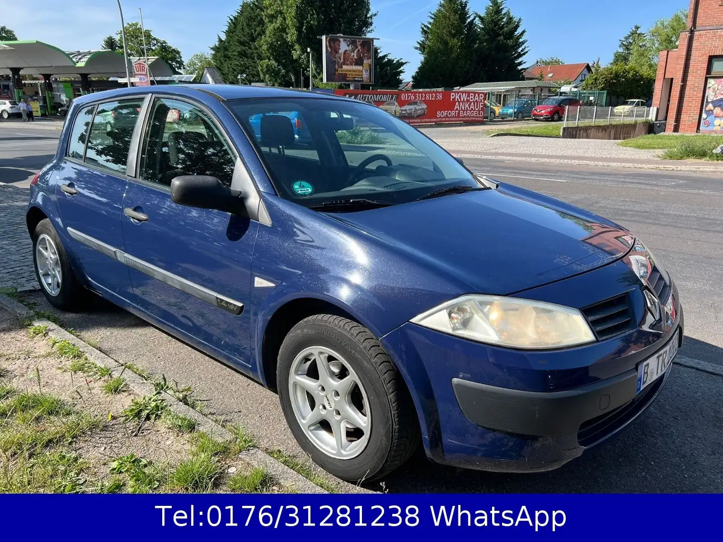 Renault Megane Authentique 1.4 16V !! Kein Tüv !! Klima Blu/Azzurro - 1