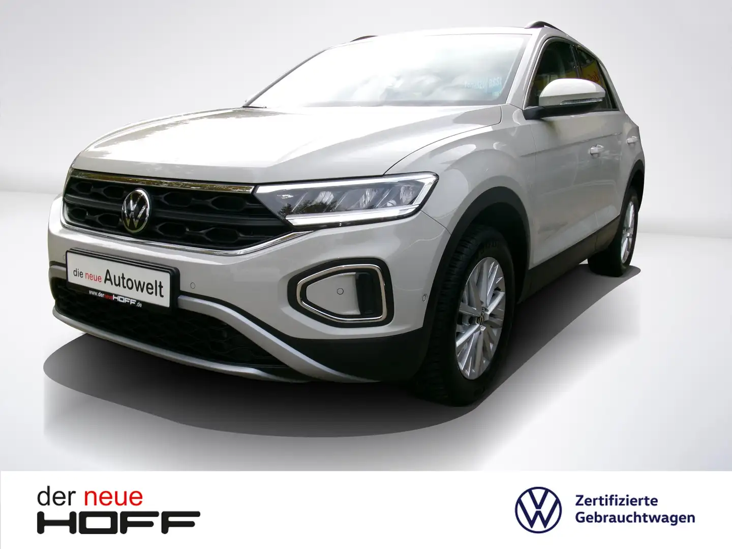 Volkswagen T-Roc 1.5 TSI Life Aut. Navi AHK SHZ Allwetter Einparkhi Grau - 1
