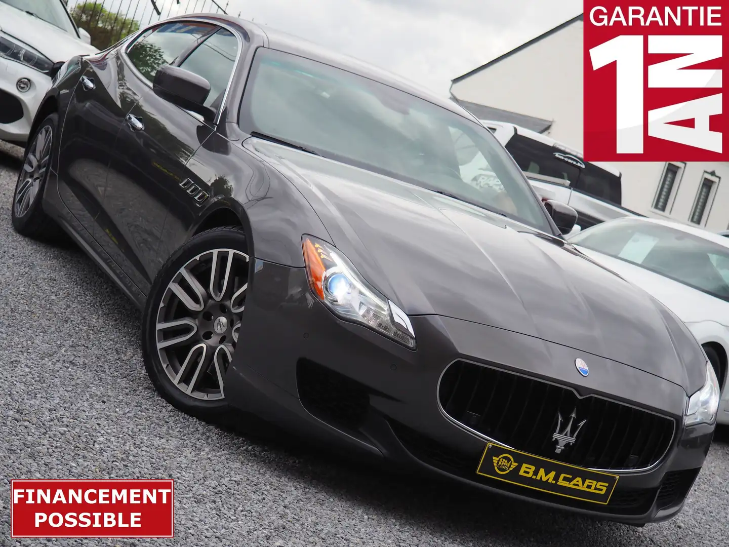 Maserati Quattroporte 3.0 V6 275cv ✅1er PROP✅CARNET-CUIR-XENON-CAM Grijs - 1