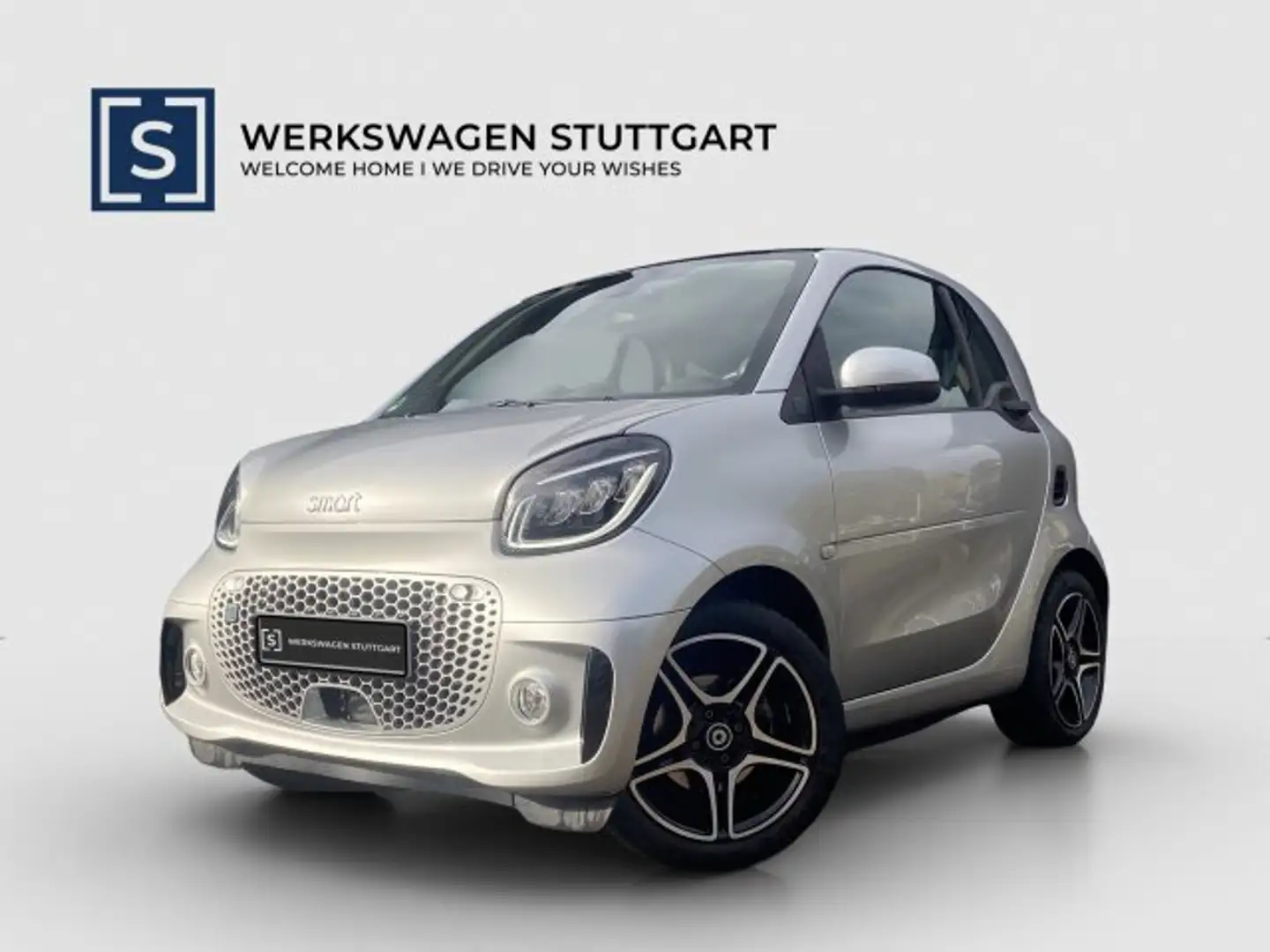 smart forTwo fortwo EQ Pulse Exklusiv-P. Kam PTS Hi. 22kW SHZ Silber - 1
