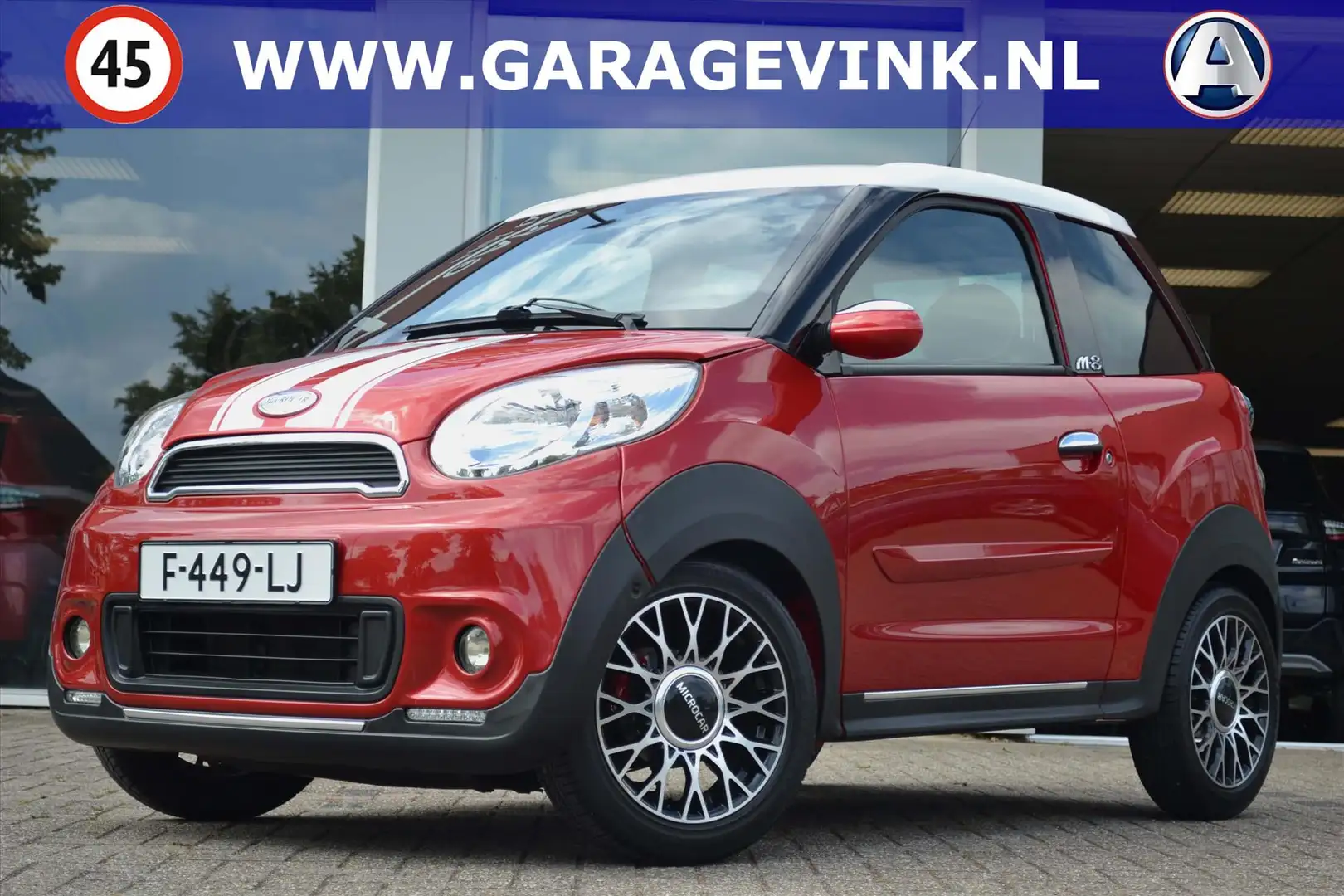 Microcar M8 Brommobiel Rot - 1