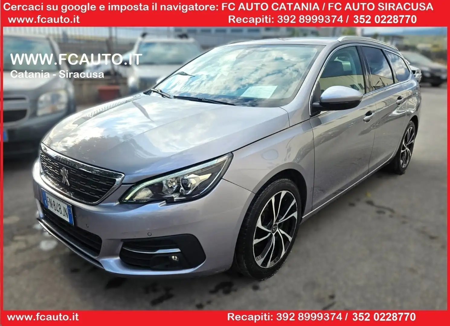 Peugeot 308 BlueHDi 120 S&S SW GT Line Argento - 1