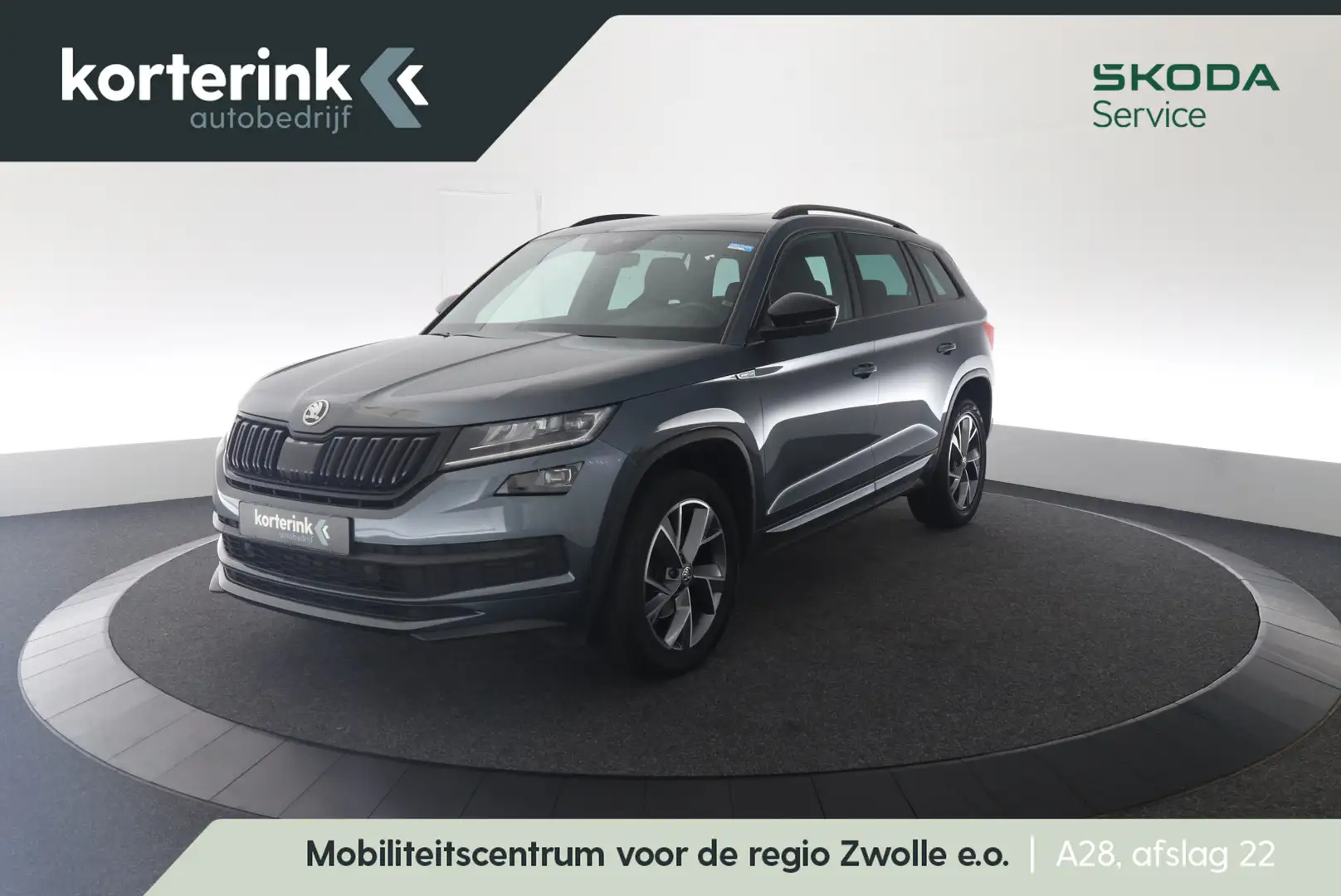 Skoda Kodiaq 1.5 TSI Sportline Business | Pano | Trekhaak | ACC Grijs - 1
