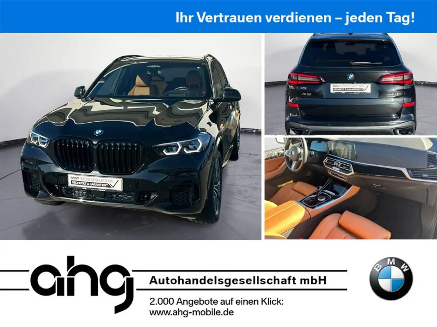 BMW X5 xDrive40d M Sportpaket Head-Up HIFI Standheiz Schwarz - 1