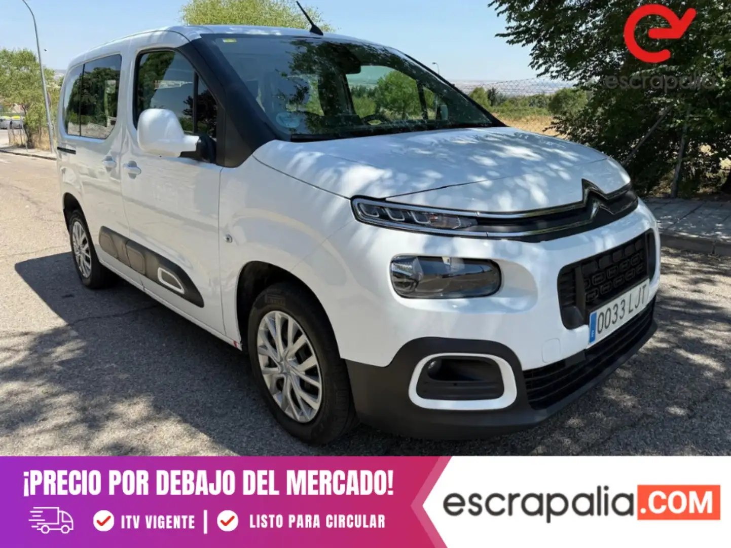 Citroen Berlingo Van BlueHDi S&S Talla M Club 100 Blanco - 1