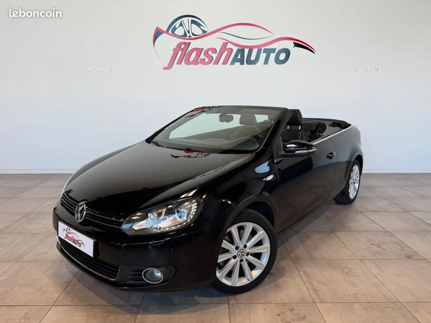 Volkswagen Golf VI CABRIOLET 2.0 TDi 140cv CARAT-2012 Černá - 1