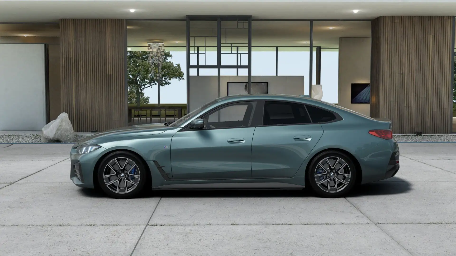 BMW i4 eDrive40 Gran Coupé //AHK HarmanKardon Grün - 2
