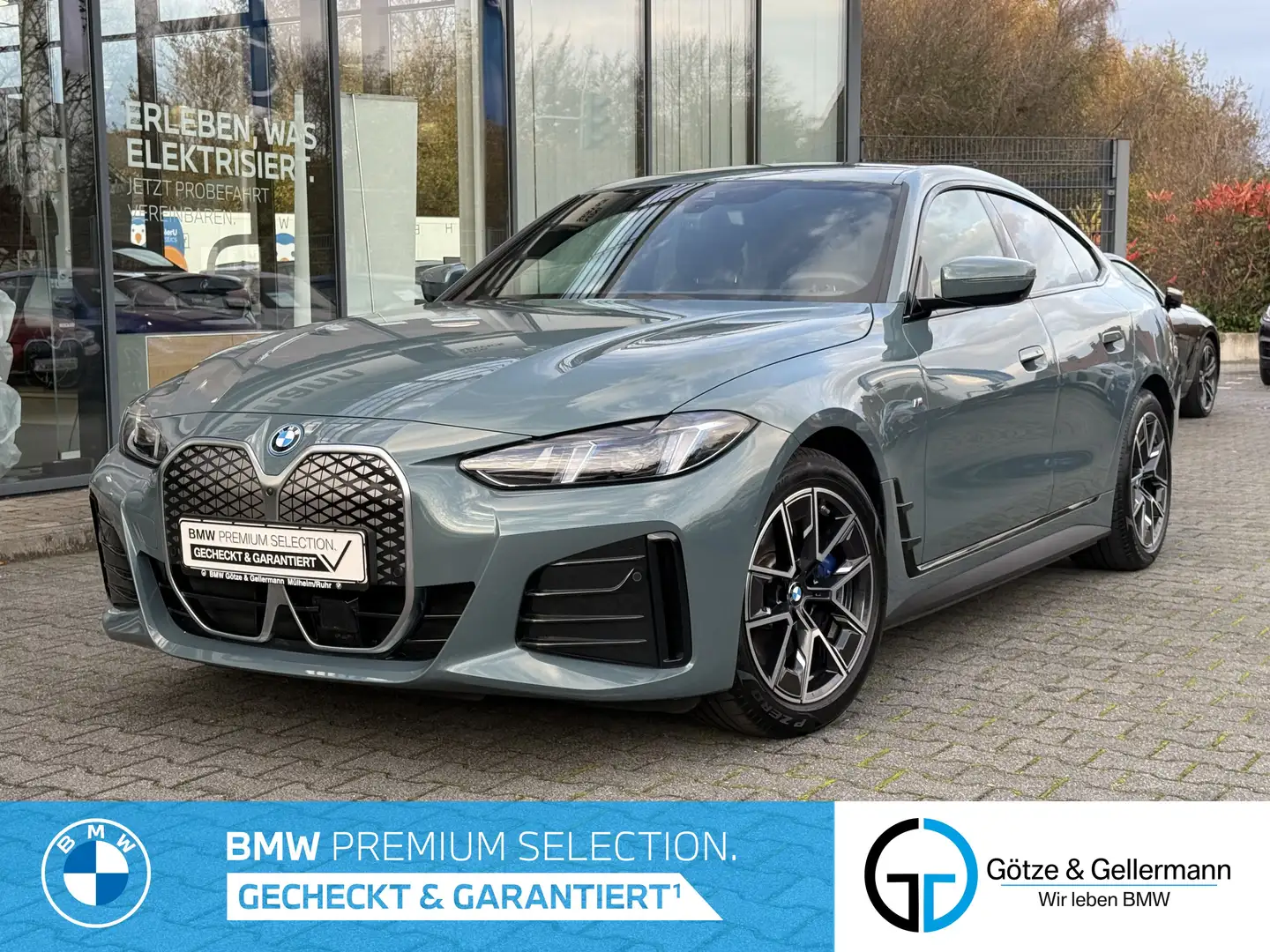 BMW i4 eDrive40 Gran Coupé //AHK HarmanKardon Vert - 1