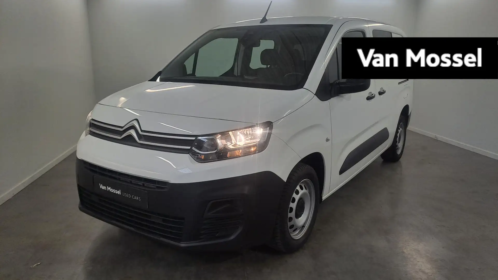 Citroen Berlingo Dubbel Cabine 100 MAN 6 Blanc - 1