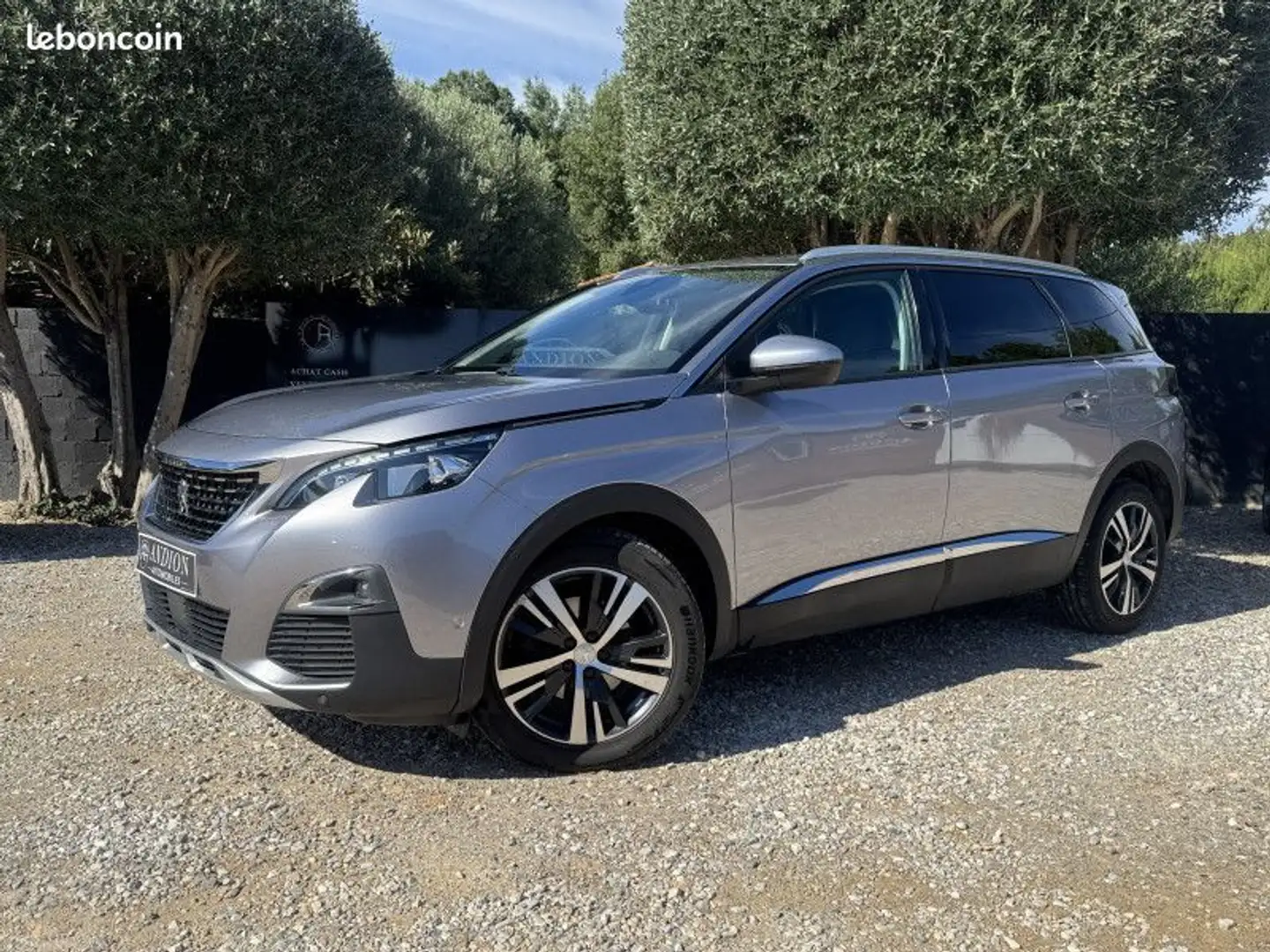 Peugeot 5008 1.6 BLUEHDI 120CH ALLURE S&S EAT6 7 places Gris - 1