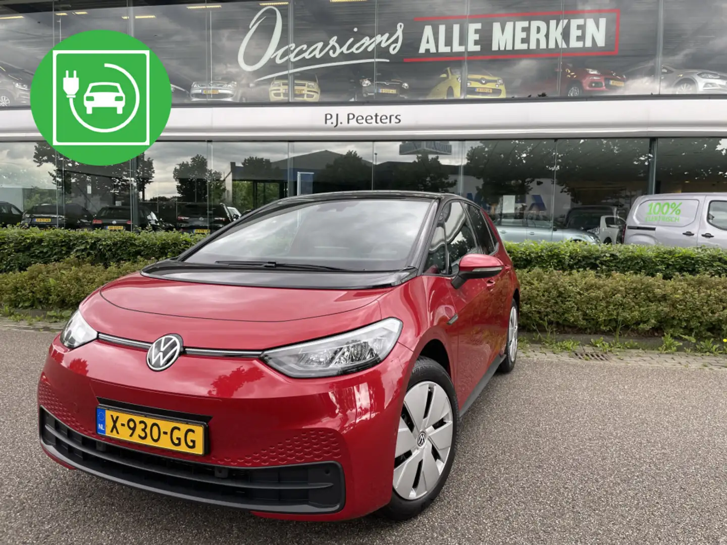 Volkswagen ID.3 Pro Advantage 58 kWh NIEUW! Automaat - Cruise cont Rood - 1