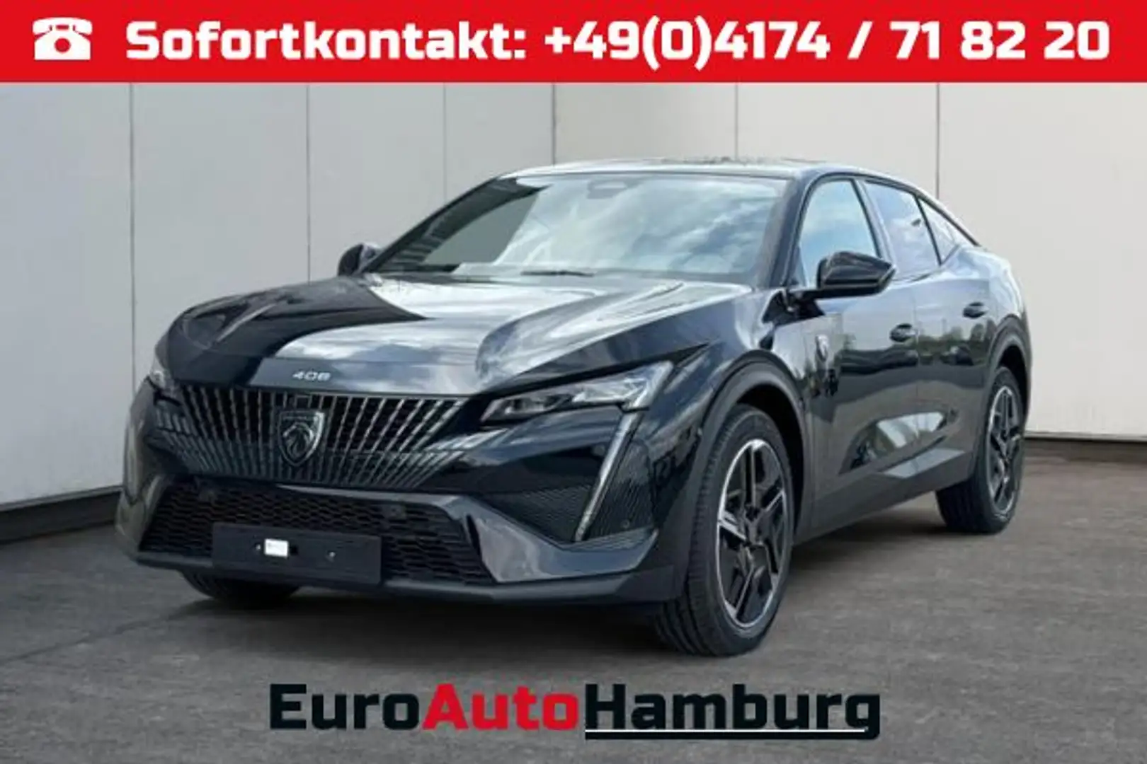 Peugeot 408 GT 360° KAMERA+PDC+NAVI+MATRIX LED+19 LM ... Czarny - 1