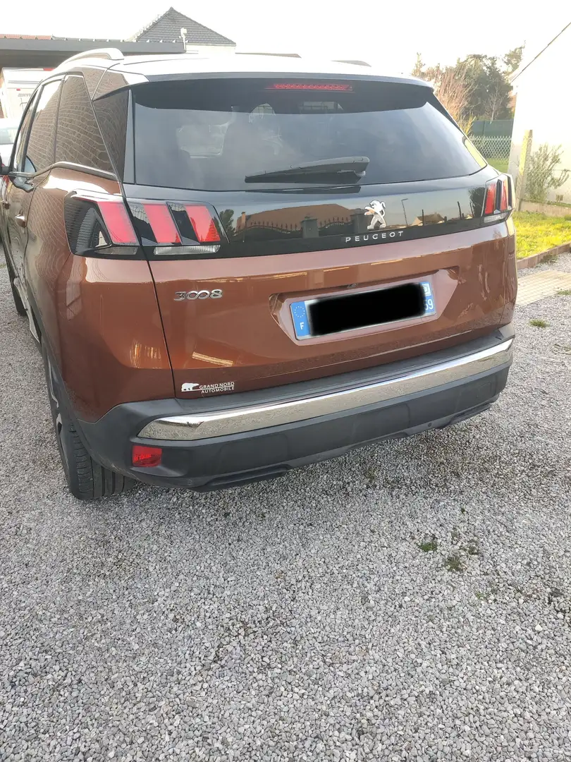 Peugeot 3008 3008 1.6 BlueHDi 120ch S Brun - 2