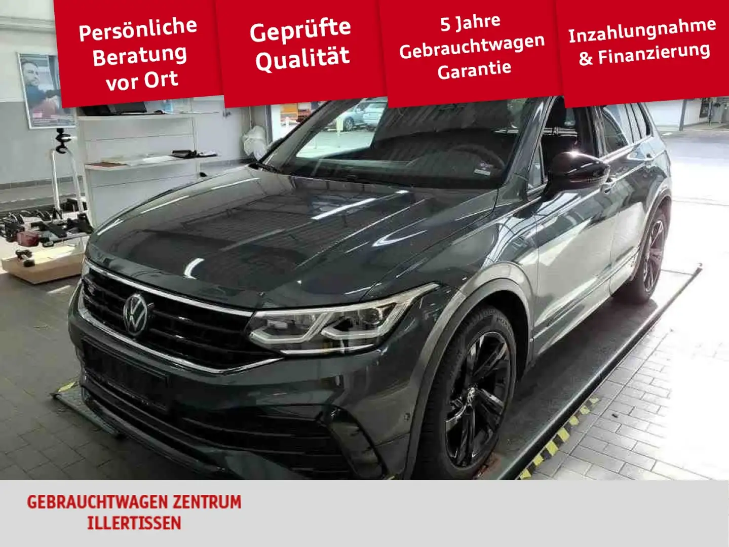 Volkswagen Tiguan 2.0 TDI R-Line *MATRIX*PDC*NAVI*SITZH* Gris - 1